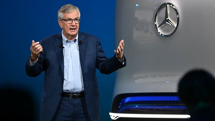 © Britta Pedersen / dpa / picturedesk.com Car Electronics Daimler Daimler Trucks Martin Daum