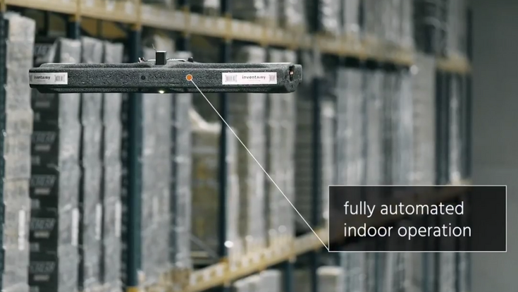 © doks. doks.innovation Drohnen Inventur Hochregallager