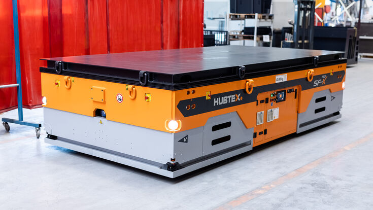 © Hubtex) 210602 Hubtex Stapler forklift plattform