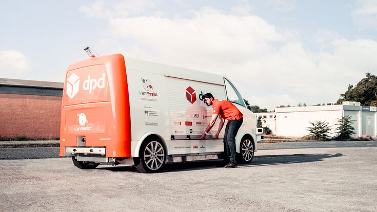 © DPD Autonomes Zustellfahrzeug von DPD