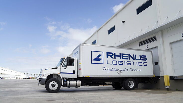 © Rhenus Rhenus-LKW in den USA