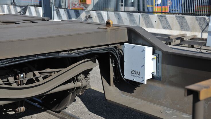 © TX Logistik AG Güterwagen mit innovativer Sensortechnik