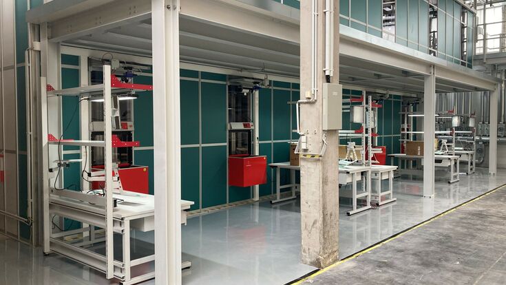© AM Logistic Solutions AutoStore-Anlage bei Siemens Mobility