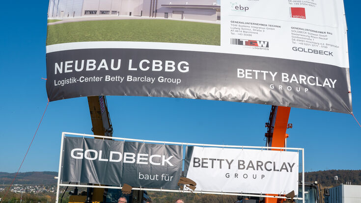 © TGW Spatenstich für Logistikzentrum für Betty Barclay Group